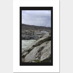 Rocky Winter at Great Falls Posters and Art